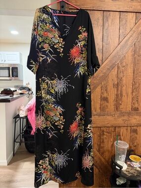 Zara Black Maxi Cover Up